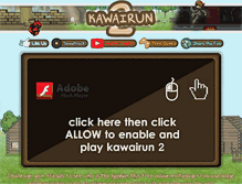 Tablet Screenshot of kawairun2.com